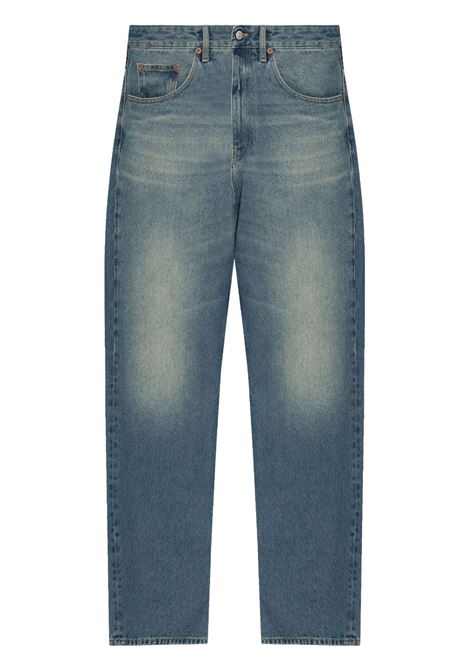 jeans dritti a vita alta uomo blu MM6 MAISON MARGIELA | SH0LA0010 S30589980